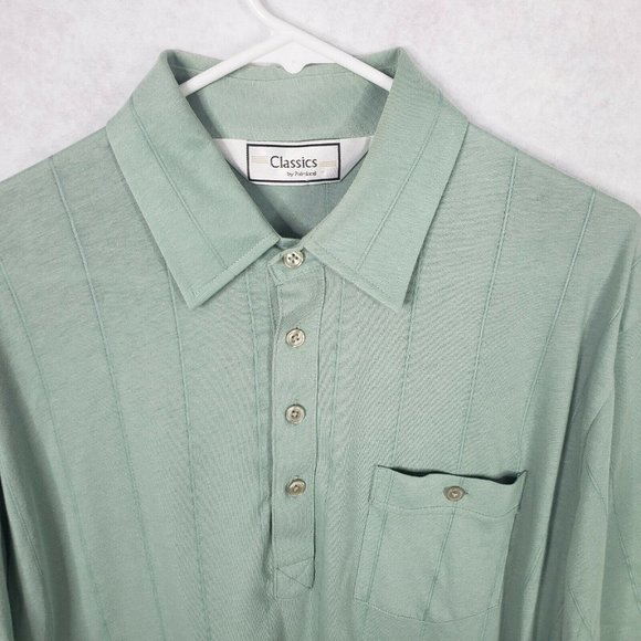 Vtg Classics by Palmland Striped Golf Polo Shirt - Picture 5 of 8